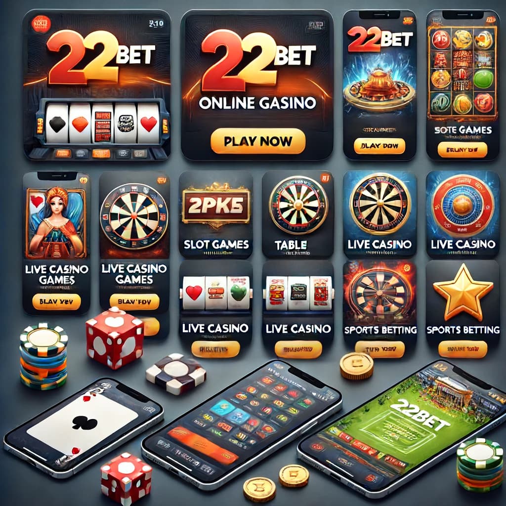 Juegos Móviles en el Casino Online 22bet