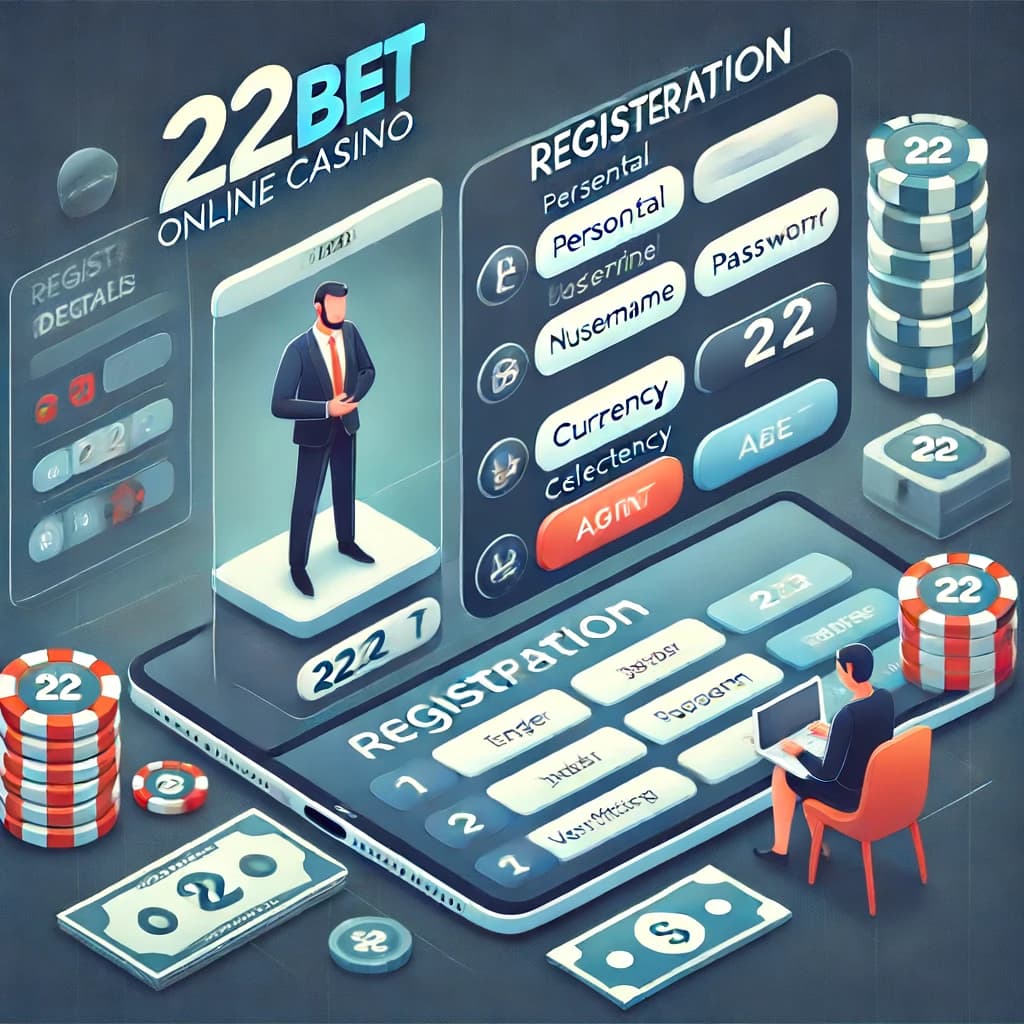 Registrarse en el Casino Online 22bet